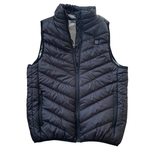 Unisex Heated Vest | USB Battery-Powered, Lightweight, Black, M (No Battery) - Picture 1 of 6